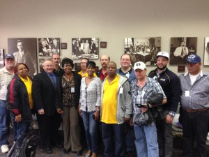 UFCW JBS workers met with USDA/GIPSA Administrator Larry Mitchell along with numerous members of Congress to lobby for meatpacking workers. 