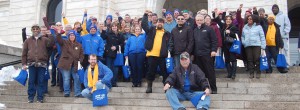 UFCW Local 653 and 1189 members met with their legislators in St. Paul, Minn., to talk about increasing the minimum wage and other issues important to working families. 