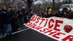 Carwash Protest Banner