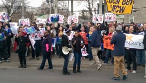 Young Worker McDonalds Rally