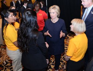 Hillary with UFCW Workers 1