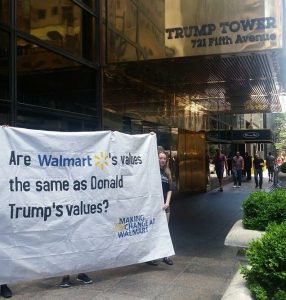 Walmart Protest at Trump Tower