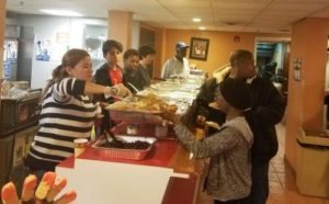Local 108 members prepare meals for kids at the Newark Firehouse Program for Children