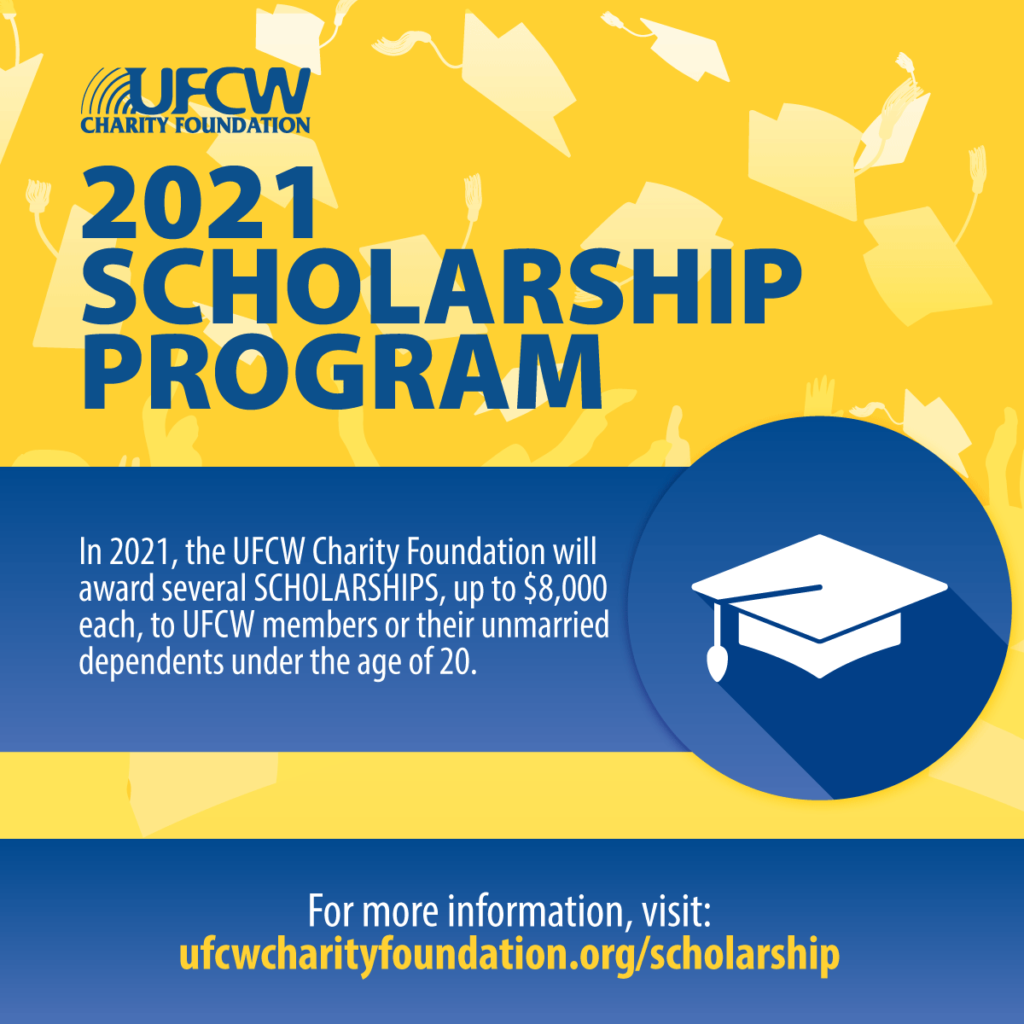 UFCW Charity Foundation Scholarship Deadline Is July 24 For Local Unions